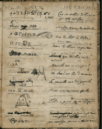 Afb. Raadselboekje van Christiaen Huygens en Lodewyk Huygens, collectie HGA
